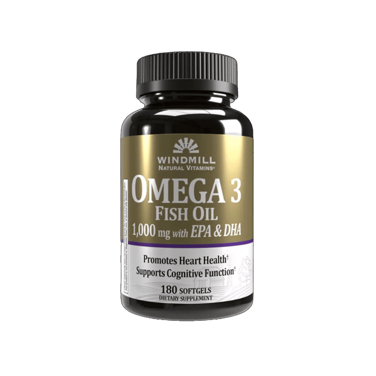 WHP OMEGA III EPA + DHA 1000 MG 180 SOFTGELS de WINDMILL HEALTH PRODUCTS