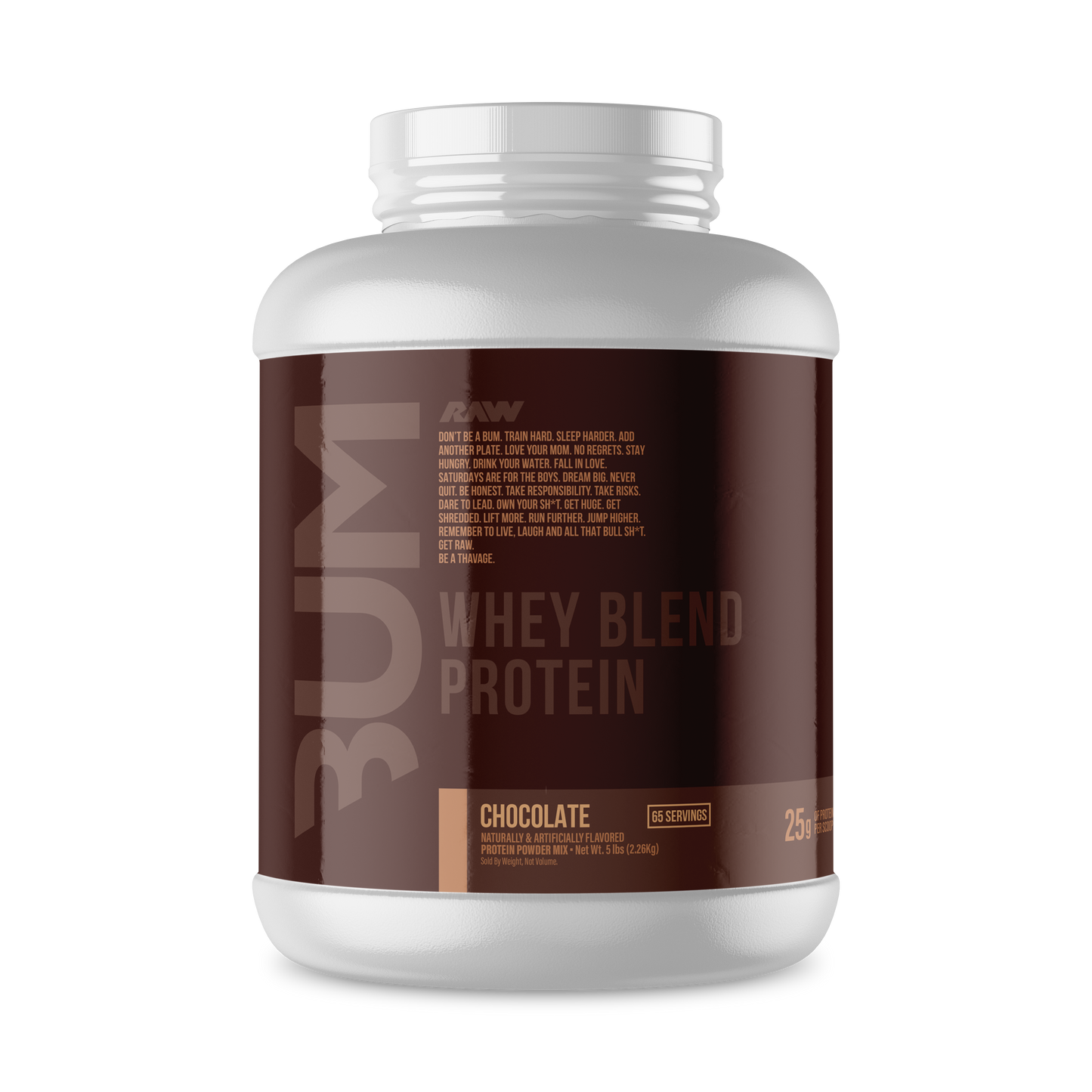 RAW CBUM WHEY PREMIUM PROTEIN 5 LBS de RAW NUTRITION