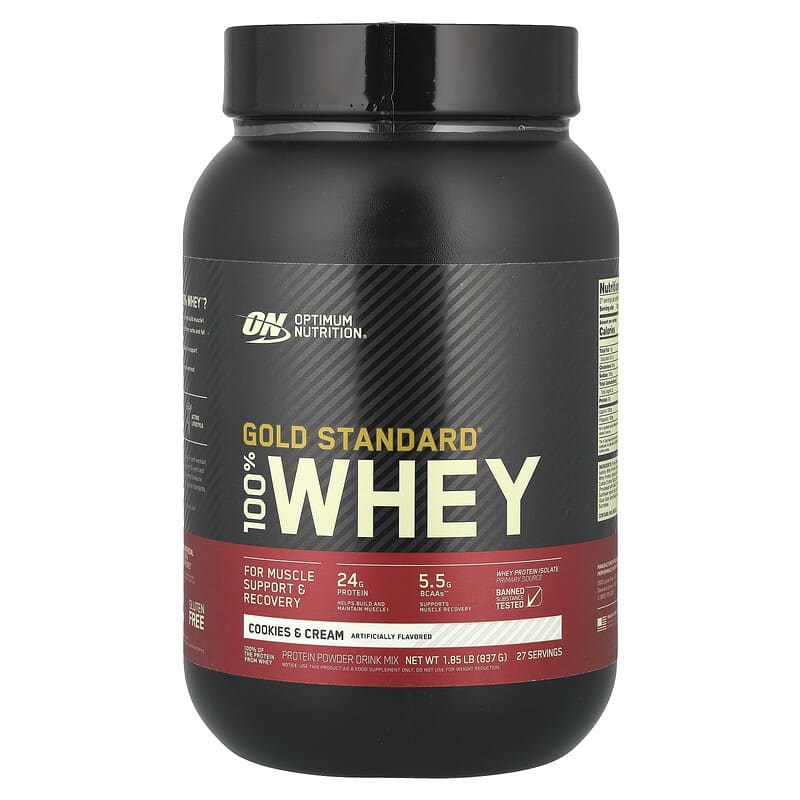 ON 100% WHEY GOLD STD 1.85 & 2 LB de OPTIMUM NUTRITION