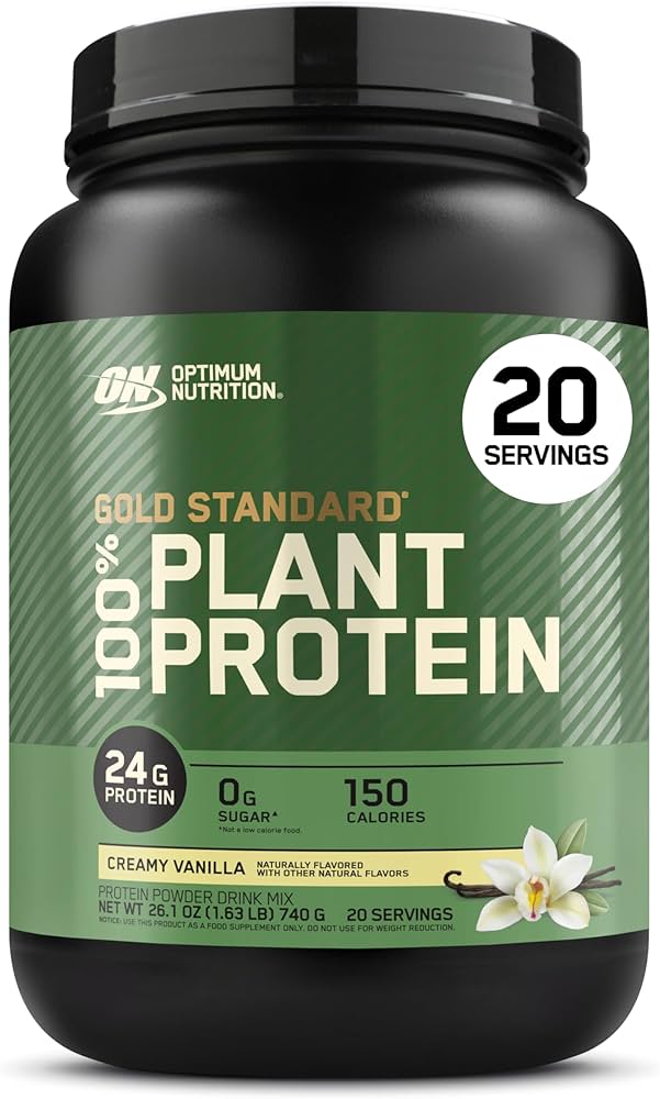 ON 100% GOLD STD PLANT PROTEIN 1.63 & 1.7 LB de OPTIMUM NUTRITION