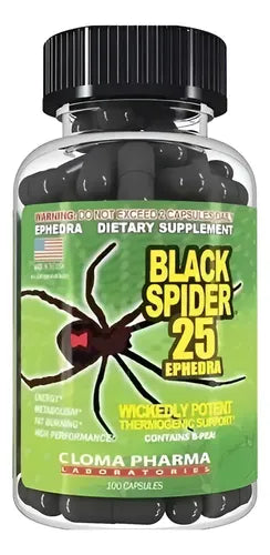 CLP BLACK SPIDER 100 CAPS de CLOMA PHARMA LABORATOERIES
