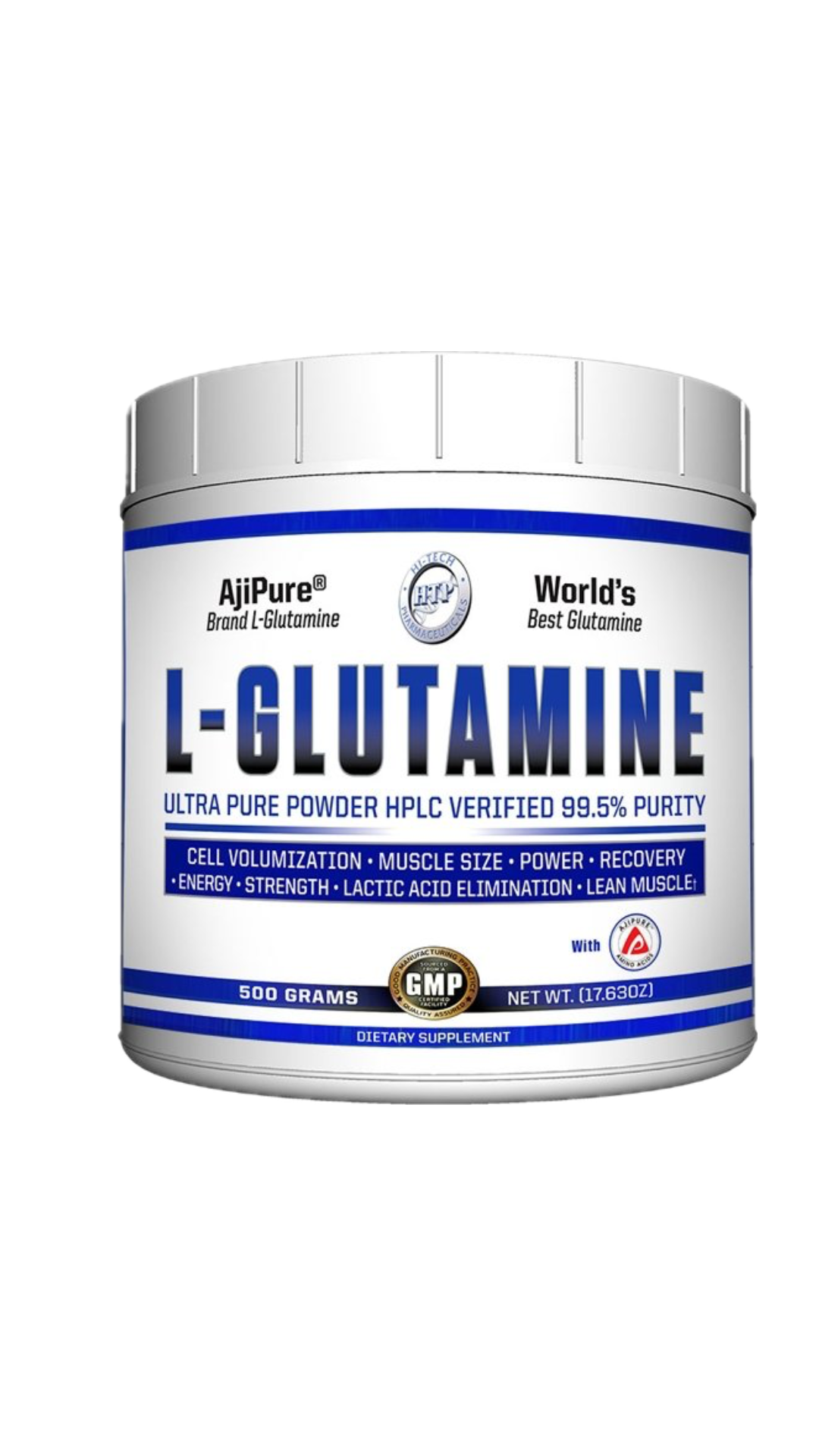 HTP L-GLUTAMINE 500 GRAMS UNFLAVORED de HIGH TECH PHARMACEUTICALS