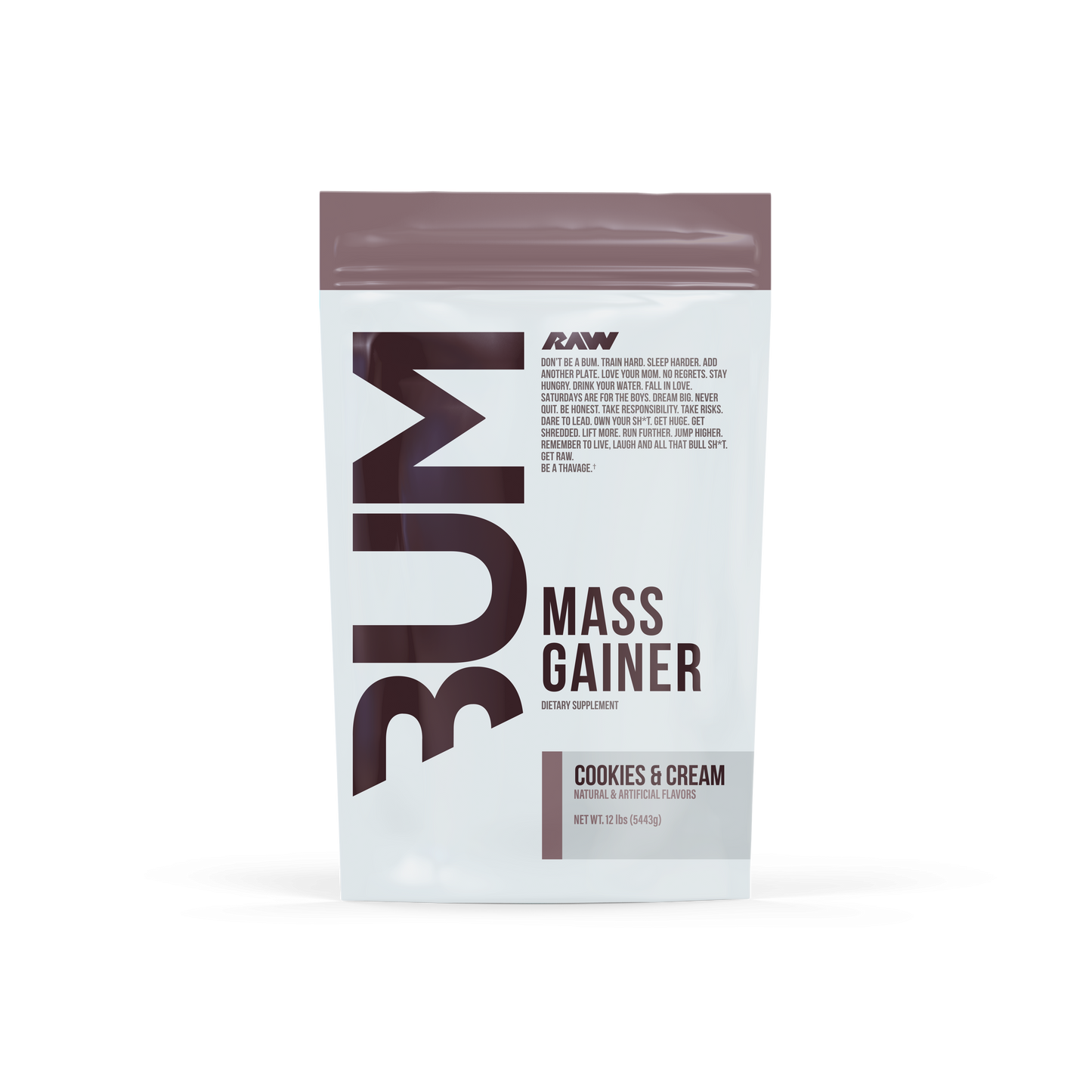 RAW CBUM MASS GAINER 12 LBS de RAW NUTRITION