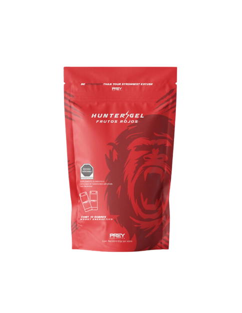 PREY HUNTER GEL CON CAFEINA 60 GR 10 PZ de PREY SUPPLEMENTS