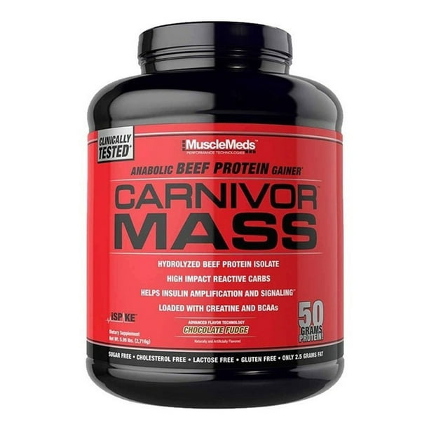 MMD CARNIVOR MASS 5.7 & 6 LBS de MUSCLE MEDS