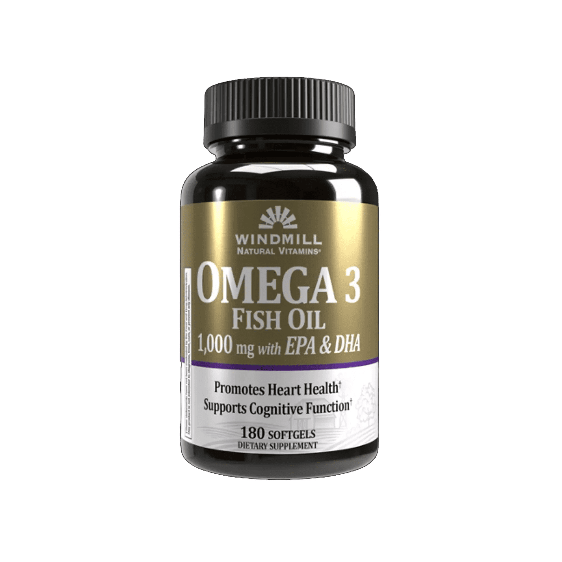 WHP OMEGA III EPA + DHA 1000 MG 180 SOFTGELS de WINDMILL HEALTH PRODUCTS