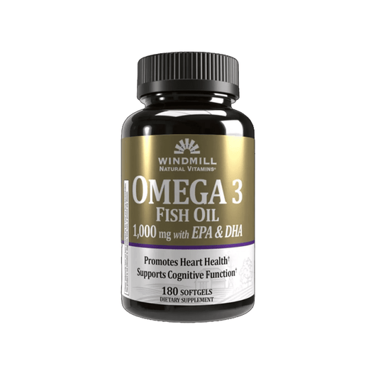 WHP OMEGA III EPA + DHA 1000 MG 180 SOFTGELS de WINDMILL HEALTH PRODUCTS