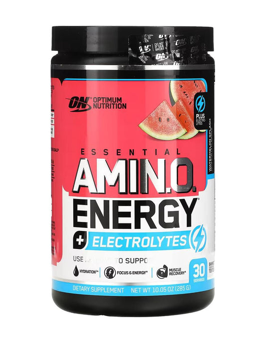 ON AMINO ENERGY + ELECTROLYTES 270 & 285 GRS de OPTIMUM NUTRITION