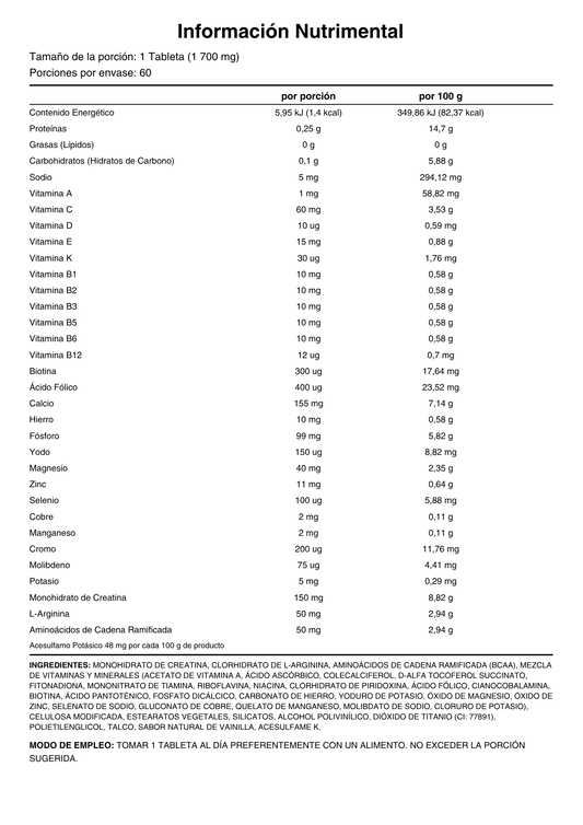 FORZA MULTI VITAMIN MENS 60 CAPS