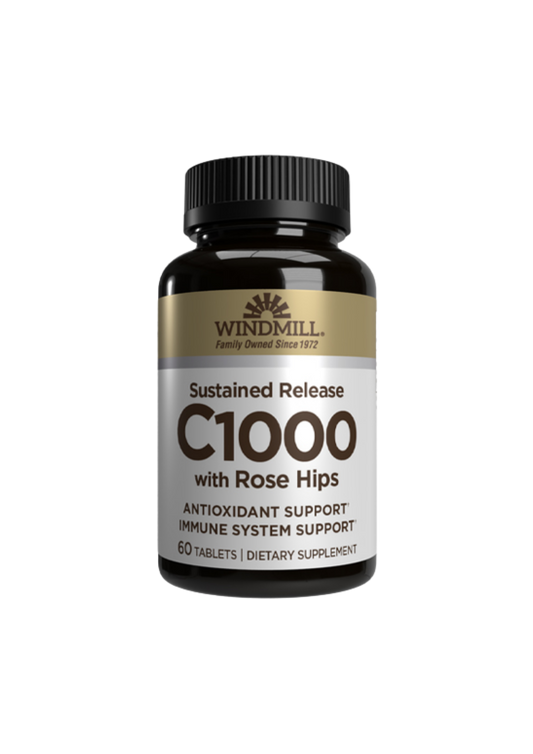 WHP C-1000 MG WITH ROSE HIPS SUSTAINED RELEASE 60 TABS