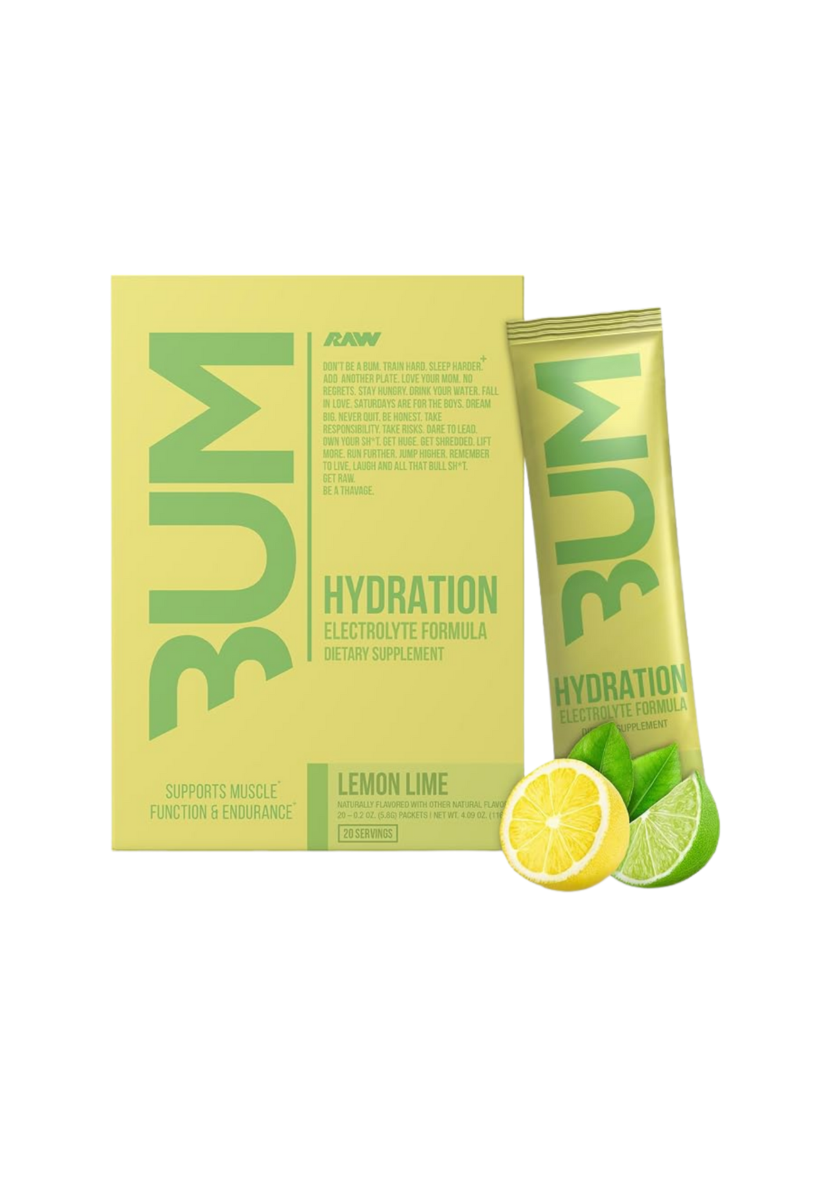 RAW CBUM HYDRATION STICKS
