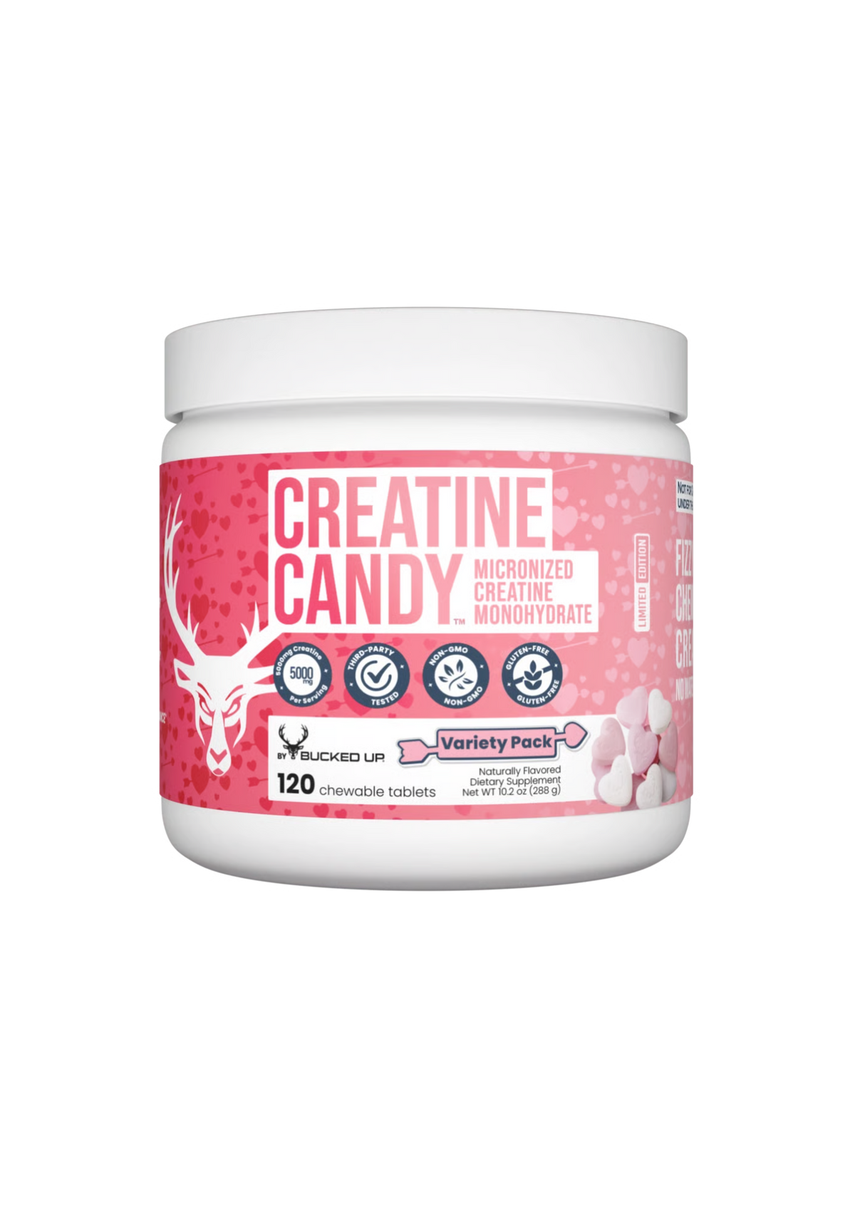 BUCKED UP CREATINE CANDY 120 CHEWABLE TABLETS