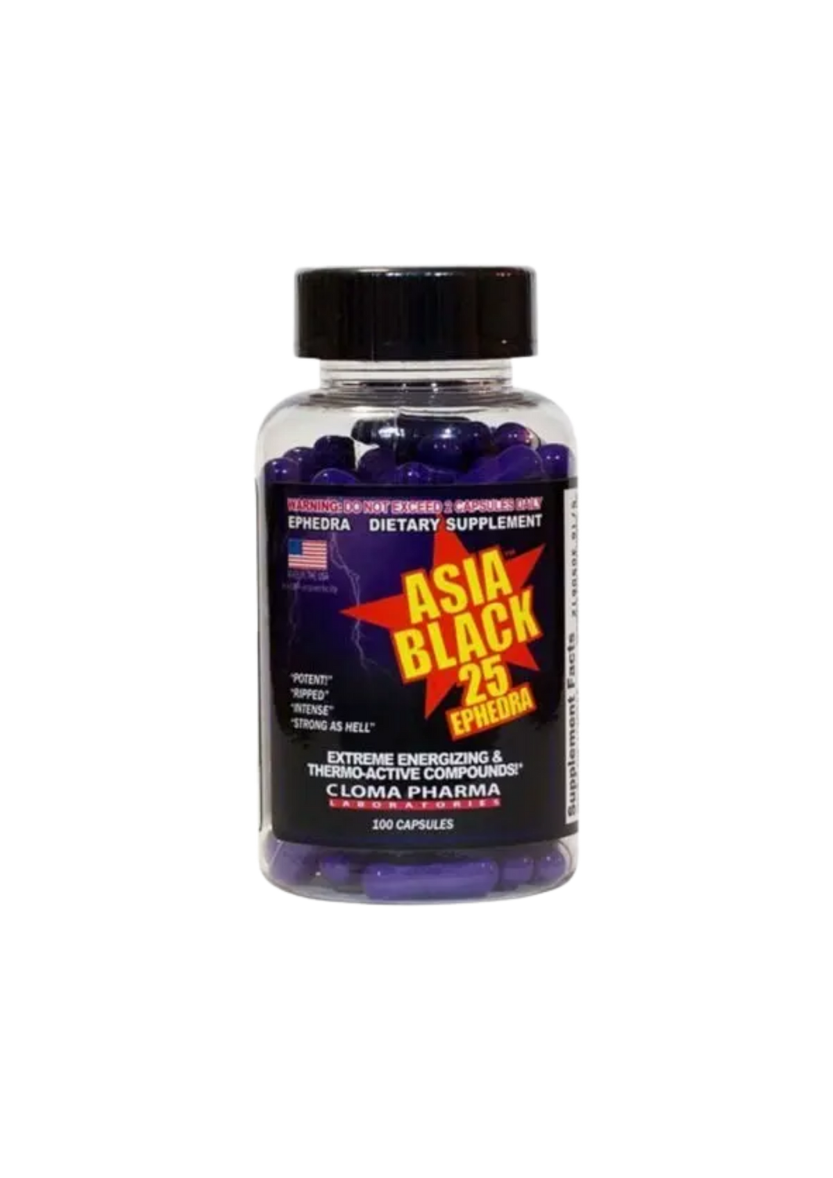 CLP ASIA BLACK 100 CAPS
