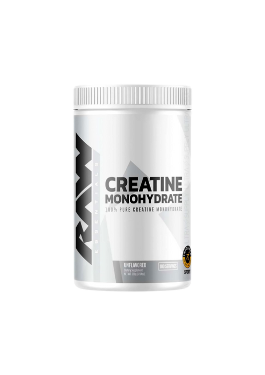 RAW CREATINE MONOHYDRATE 100 SERV UNFLAVORED