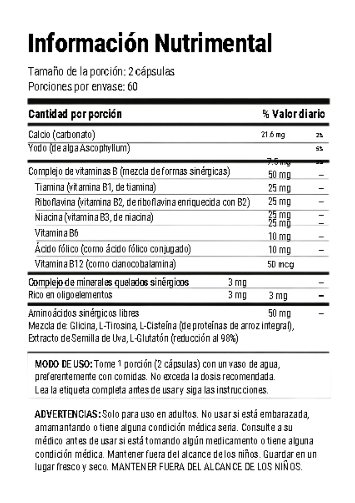 MT ALPHA TEST 120 CAPS