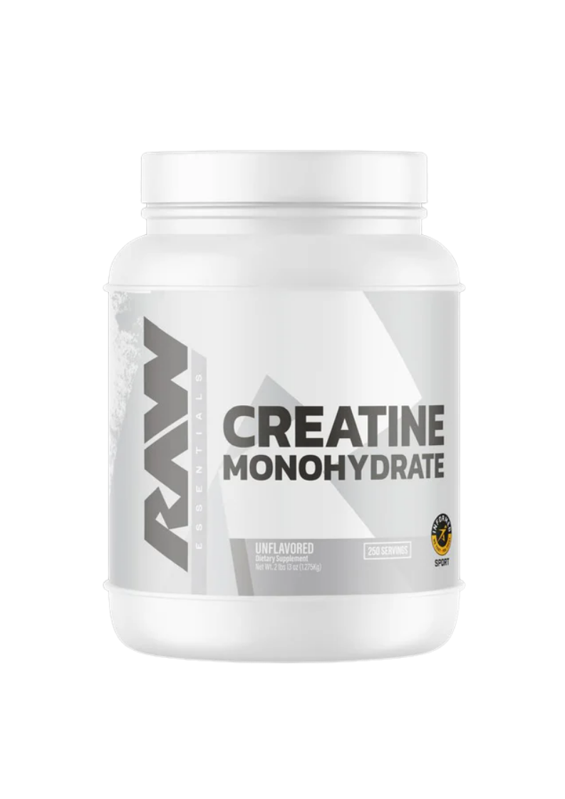 RAW CREATINE MONOHYDRATE 250 SERV UNFLAVORED