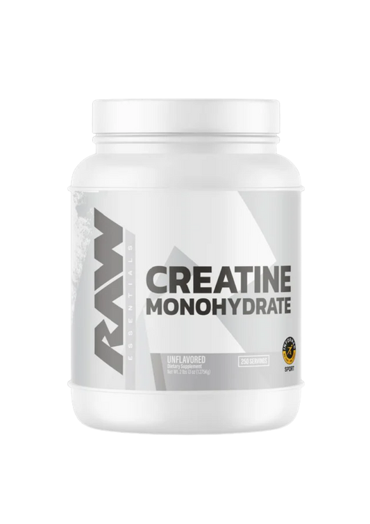RAW CREATINE MONOHYDRATE 250 SERV UNFLAVORED
