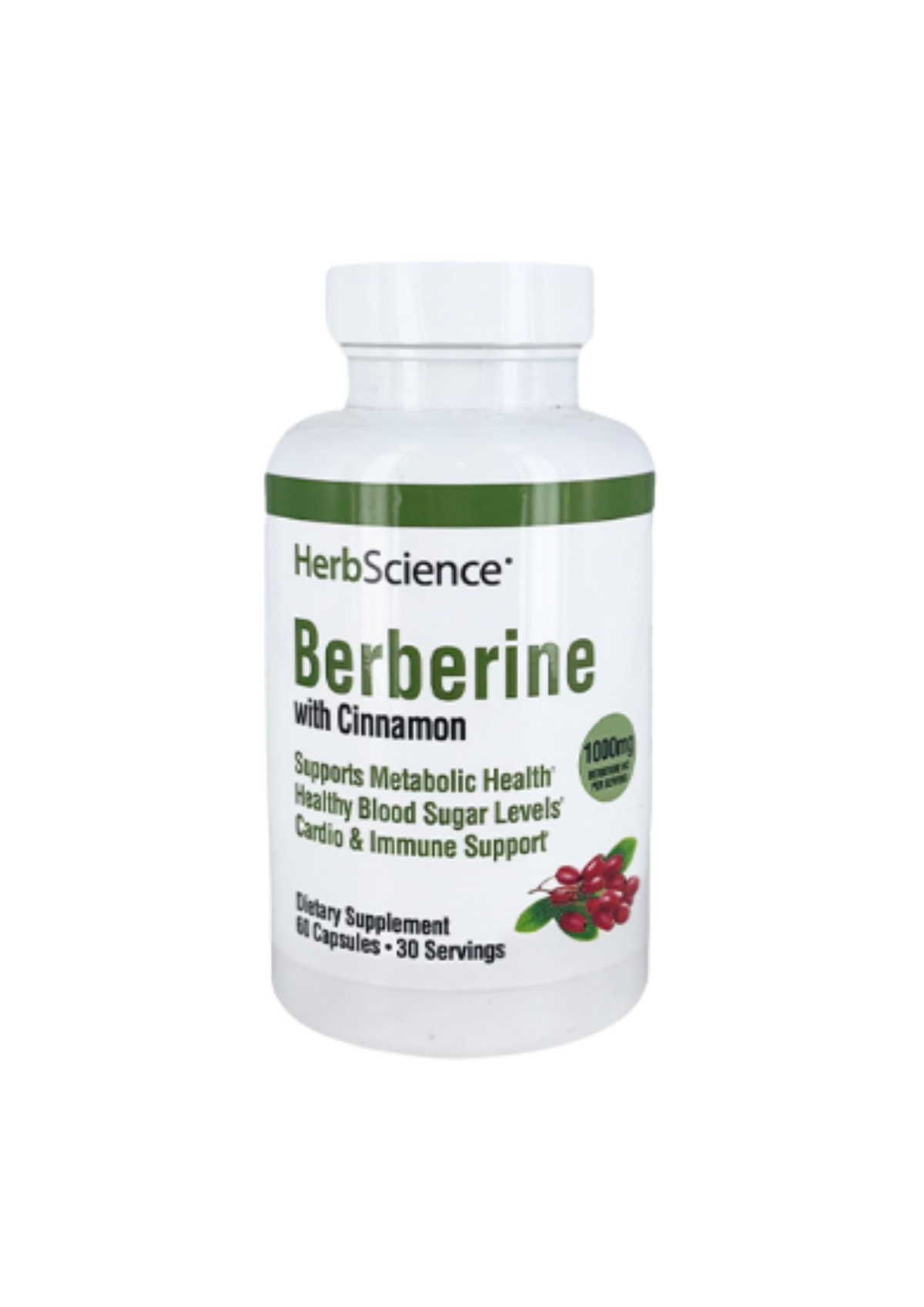 WHP HS BERBERINE WHIT CINNAMON 1000 MG 60 CAPS