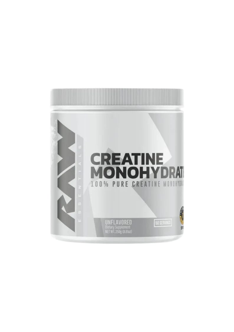 RAW CREATINE MONOHYDRATE 50 SERV UNFLAVORED