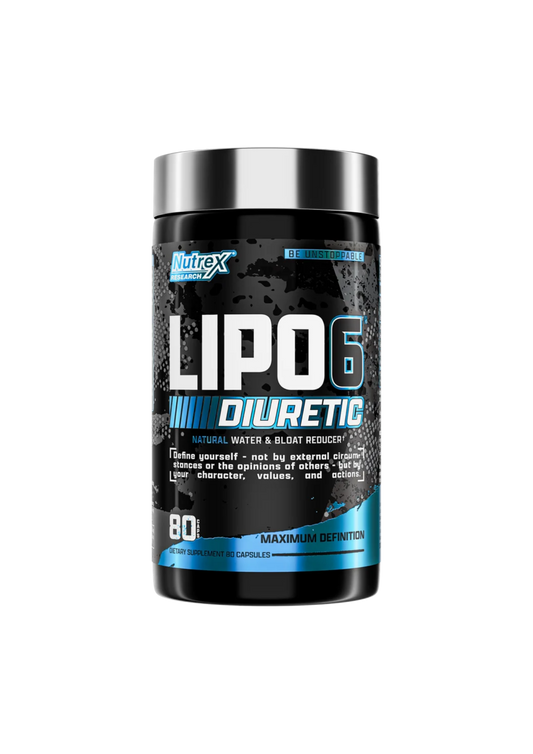 NT LIPO 6 BLACK DIURETIC 80 CT