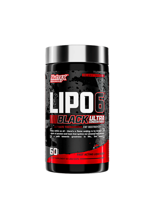 NT LIPO 6 BLACK UC 60 CAPS ROJO