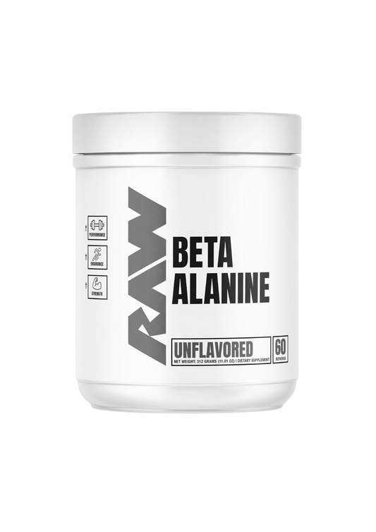 RAW BETA ALANINE UNFLAWORED 60 SERV