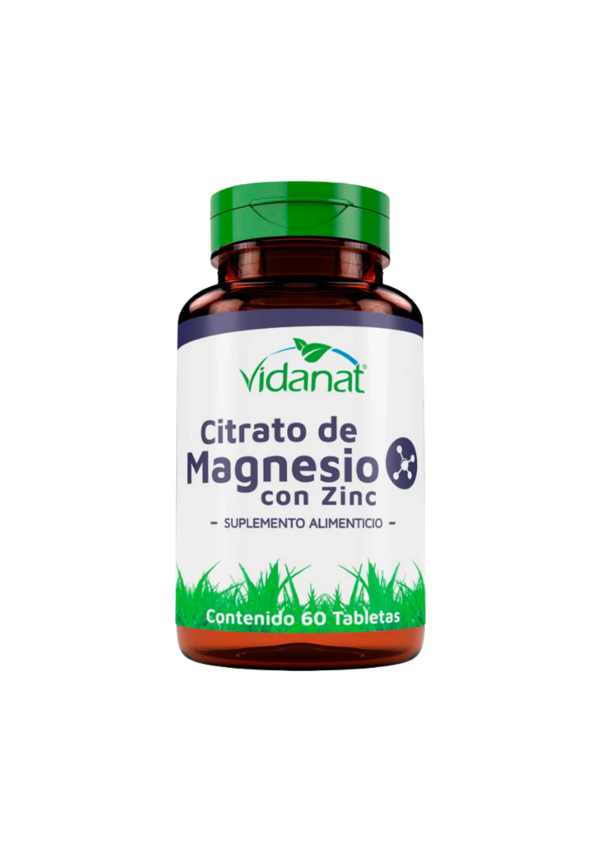VIDANAT CITRATO DE MAGNESIO CON ZINC 60 TABS