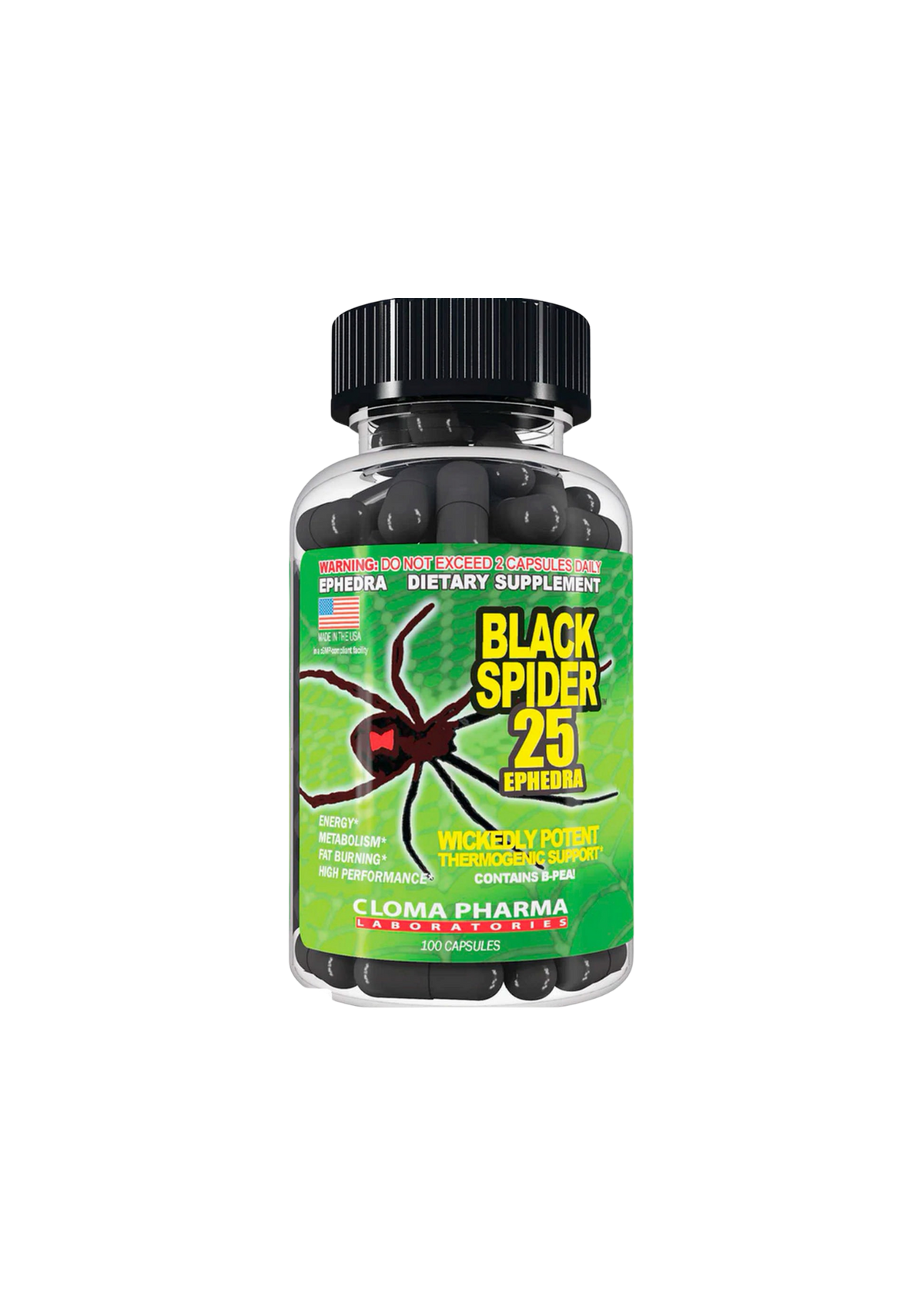 CLP BLACK SPIDER 100 CAPS