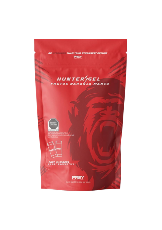 PREY HUNTER GEL SIN CAFEINA 60 GR 10 PZ