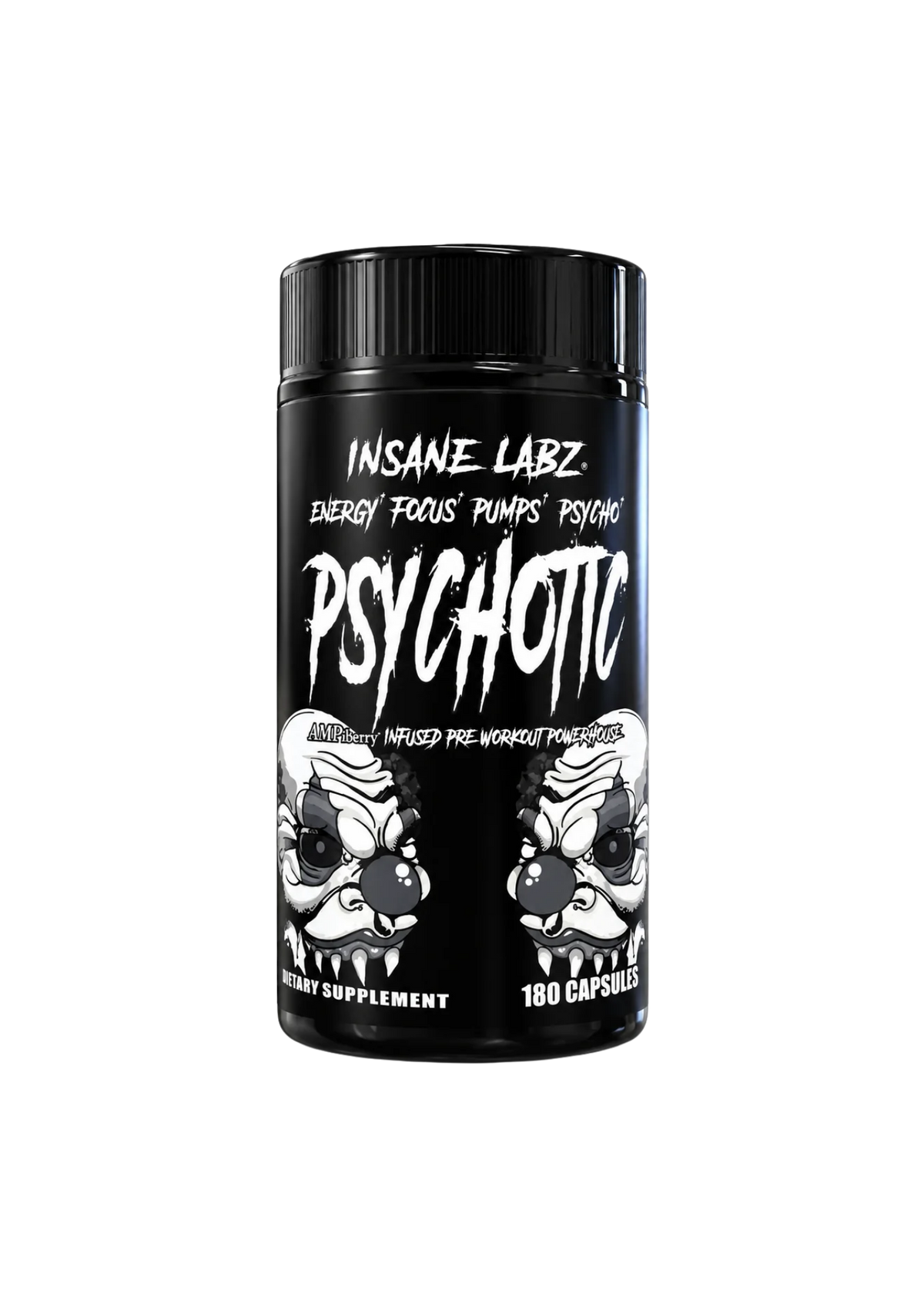 INS INSANE PSYCHOTIC BLACK 180 CAPSULAS