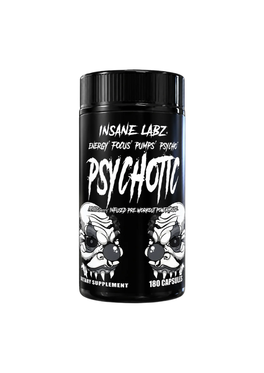 INS INSANE PSYCHOTIC BLACK 180 CAPSULAS