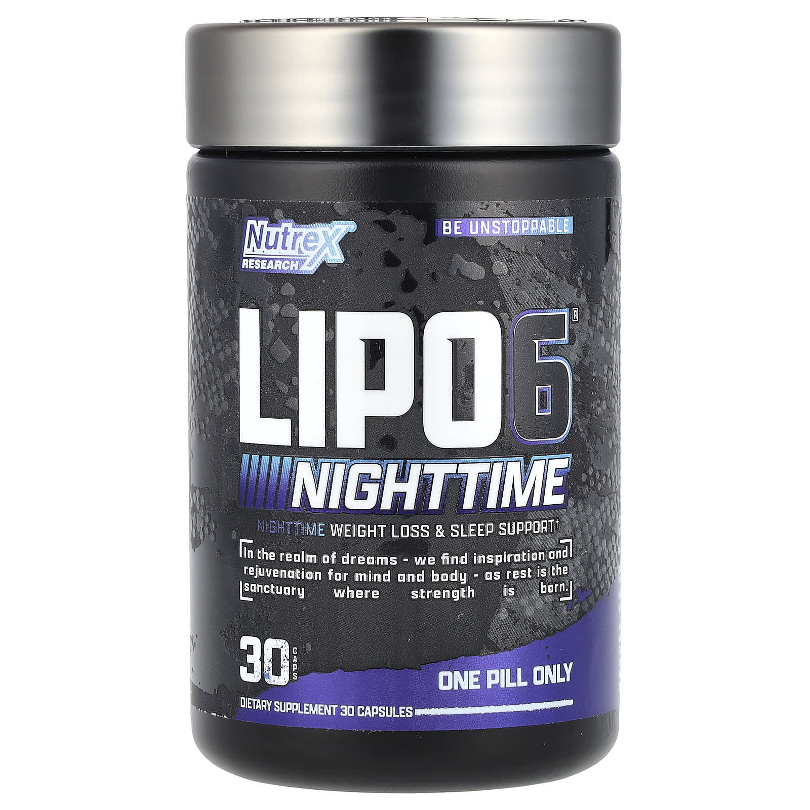 NT LIPO 6 BLACK UC NIGHTTIME 30 CT de NUTREX