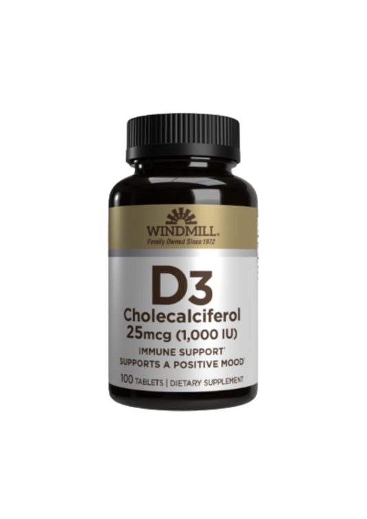 WHP VITAMIN D3 1000 IU 25 MCG 100 TABS