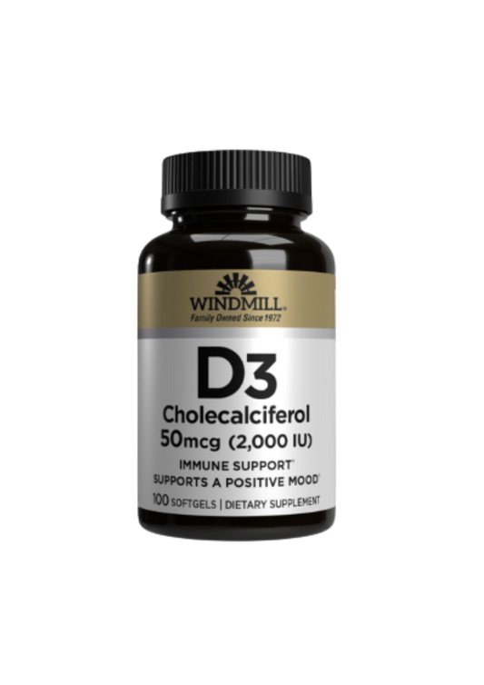 WHP VITAMIN D3 2000 IU 50 MCG 100 SOFTGELS