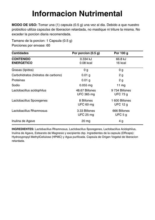 BLIFE 60 BILLION PROBIOTICS 120 CAPS