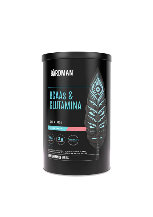 BIRDMAN BCAA Y GLUTAMINA 405 G