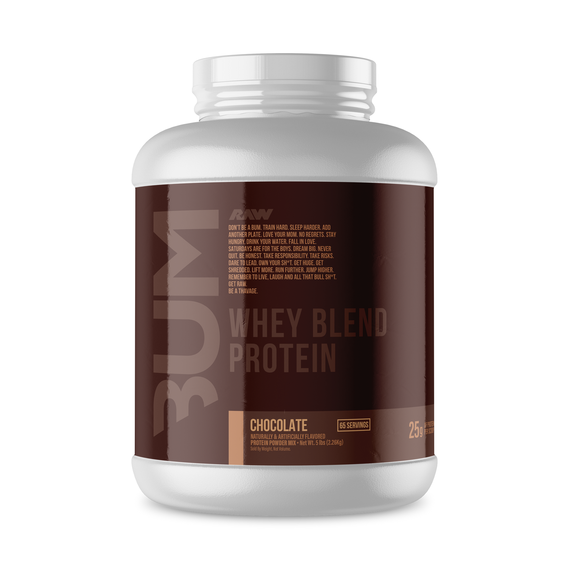 RAW CBUM WHEY PREMIUM PROTEIN 5 LBS de RAW NUTRITION