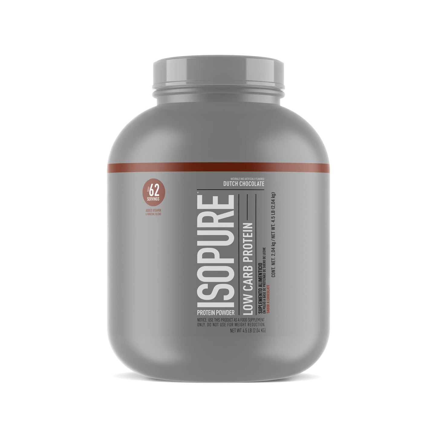 NB ISOPURE LOW CARB 4.5 LBS de NATURE´S BEST