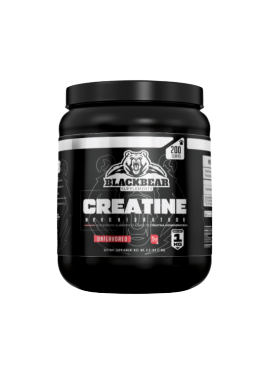 BLACKBEAR CREATINE MONOHIDRATADA BOTE 1 KG SIN SABOR