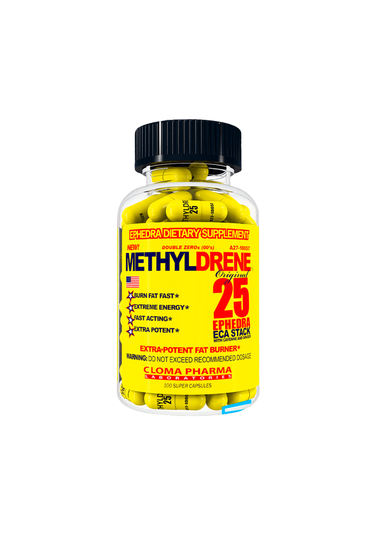 CLP METHYLDRENE AMARILLO 100 CAPS