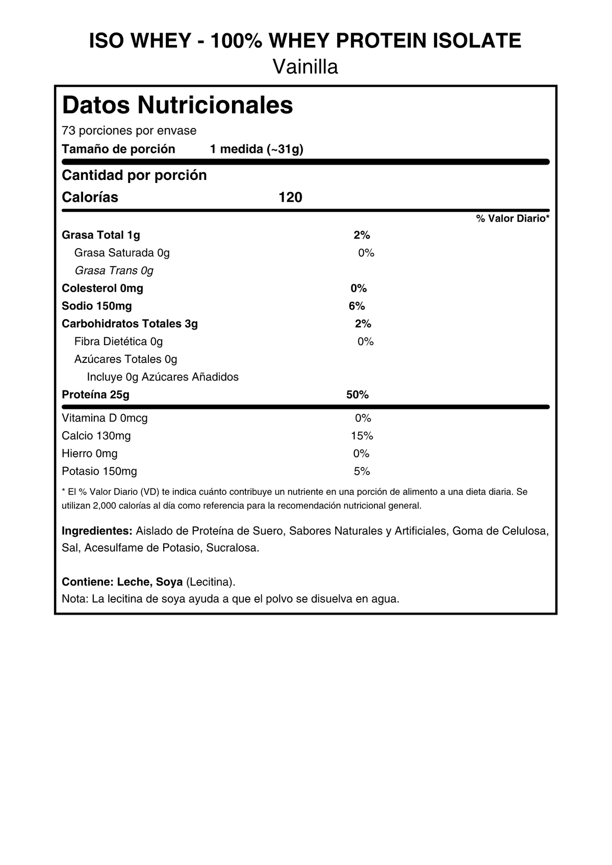 LA ISO WHEY BAG 5 LBS