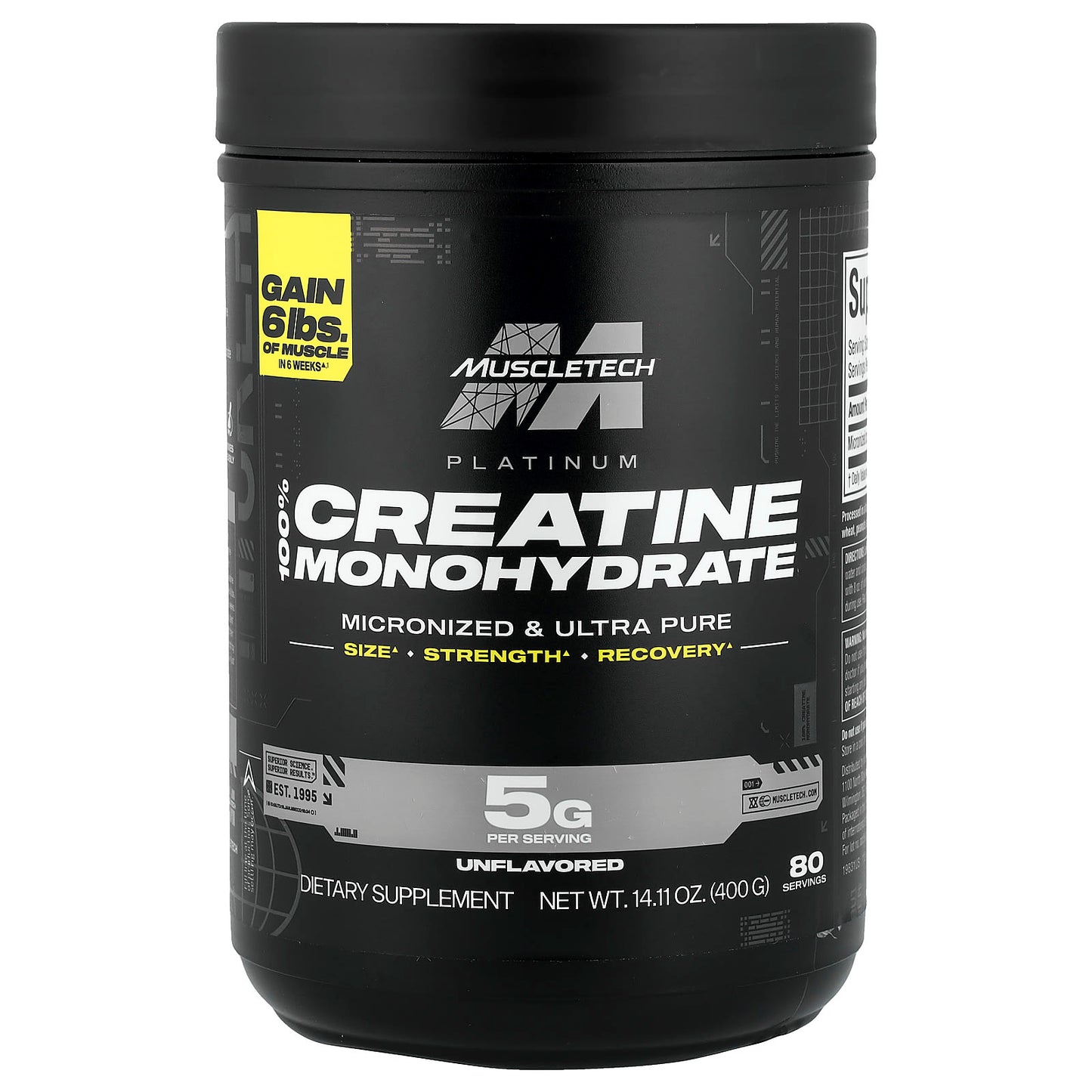 MT PLATINUM CREATINE 400g de MUSCLETECH