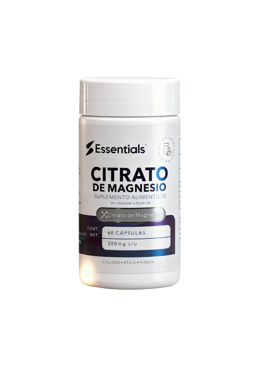 ESS CITRATO DE MAGNESIO 200 MG 60 CAPS