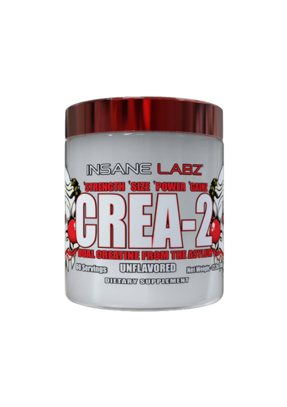 INS CREA2 MONOHIDRATADA + HCL UNFLAVORED 60 SERV