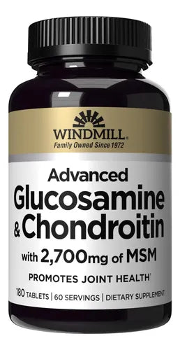 WHP GLUCOSAMINE & CHONDROITIN 180 TABS de WINDMILL HEALTH PRODUCTS