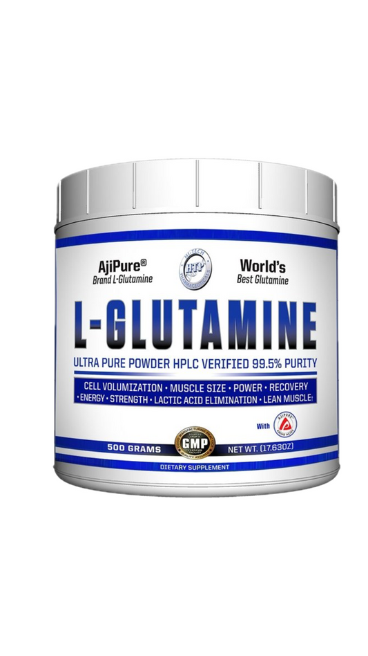 HTP L-GLUTAMINE 500 GRAMS UNFLAVORED de HIGH TECH PHARMACEUTICALS