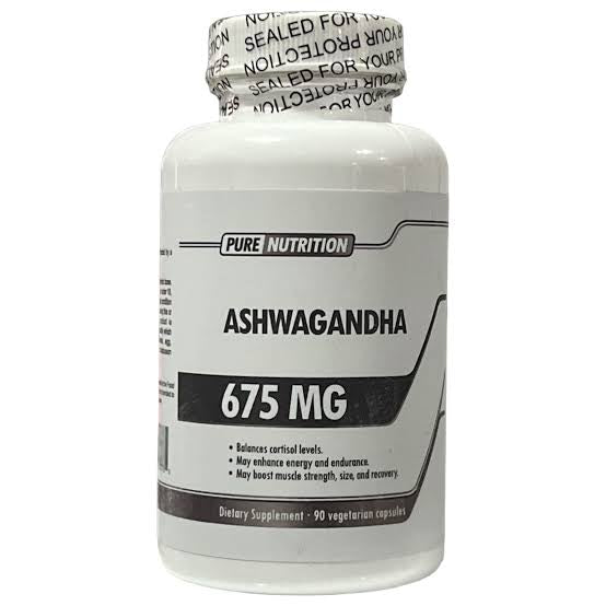 PN ASHWAGANDHA 675 MG 90 CAPS de PURE NUTRITION