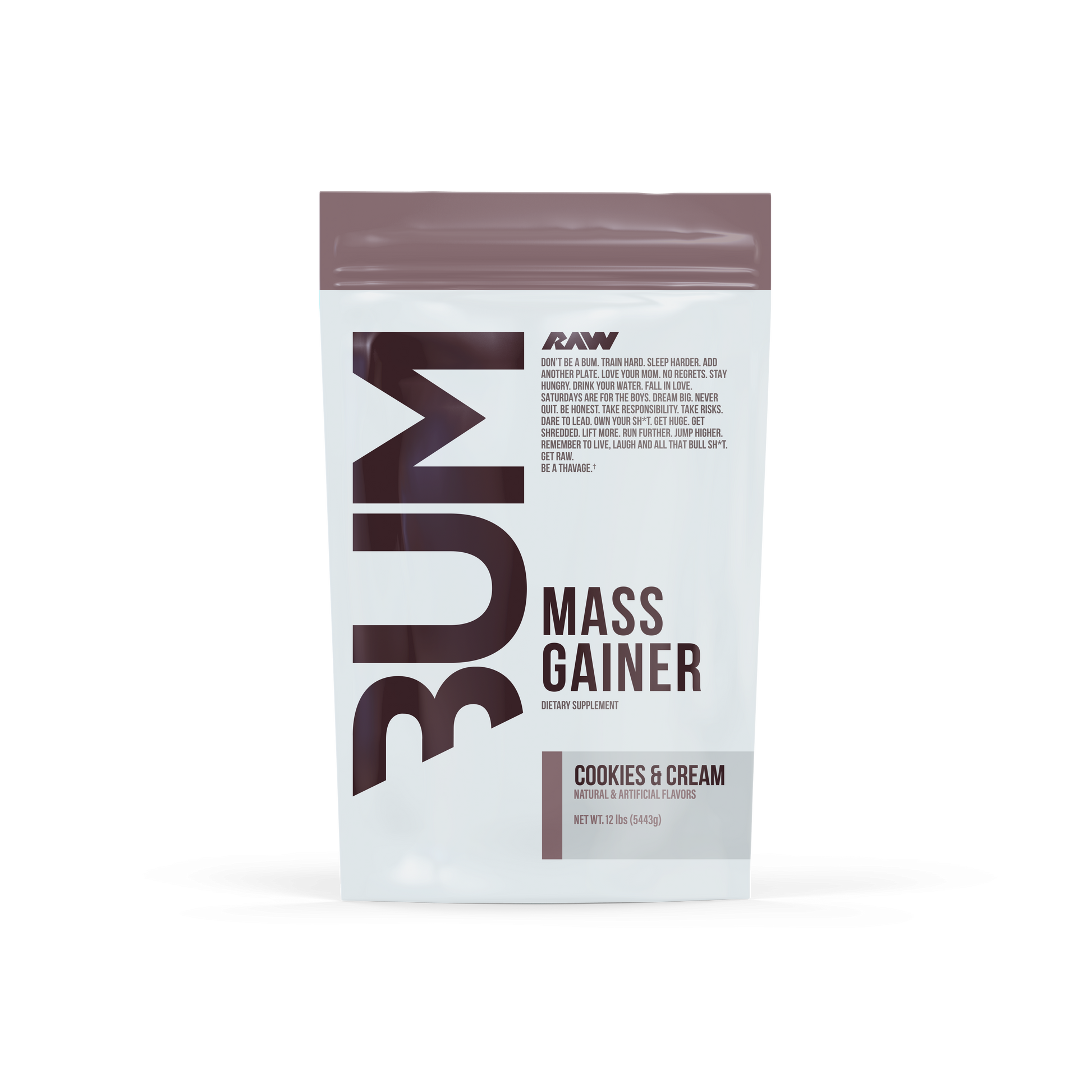 RAW CBUM MASS GAINER 12 LBS de RAW NUTRITION
