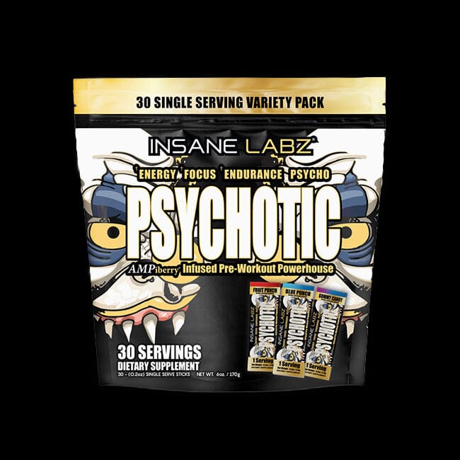 INS PSYCHOTIC GOLD 30 STICKS SERV VARIETY BAG de INSANE LABZ