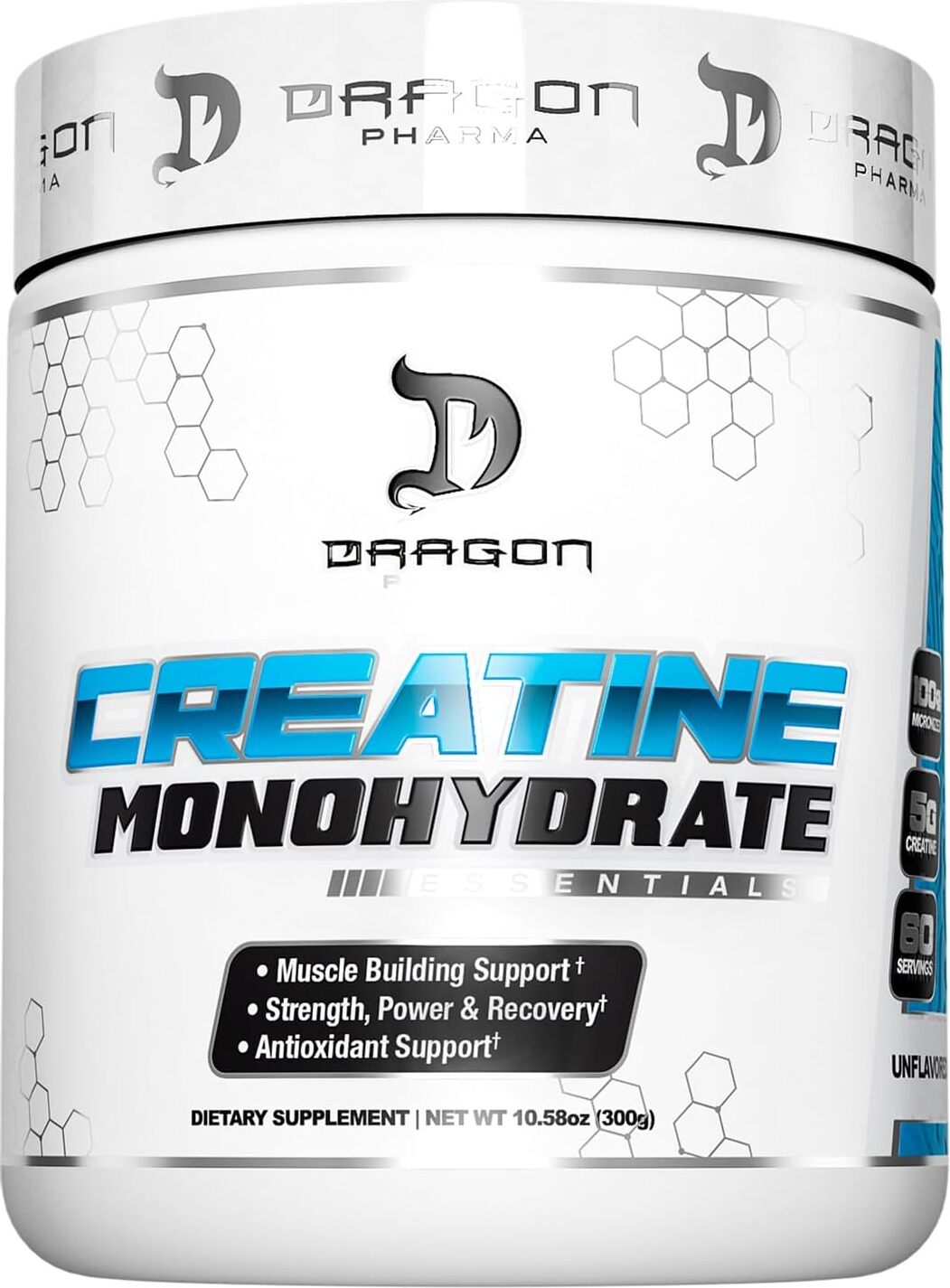 DRAGON CREATINE MONOHYDRATE 1 KG de DRAGON PHARMA